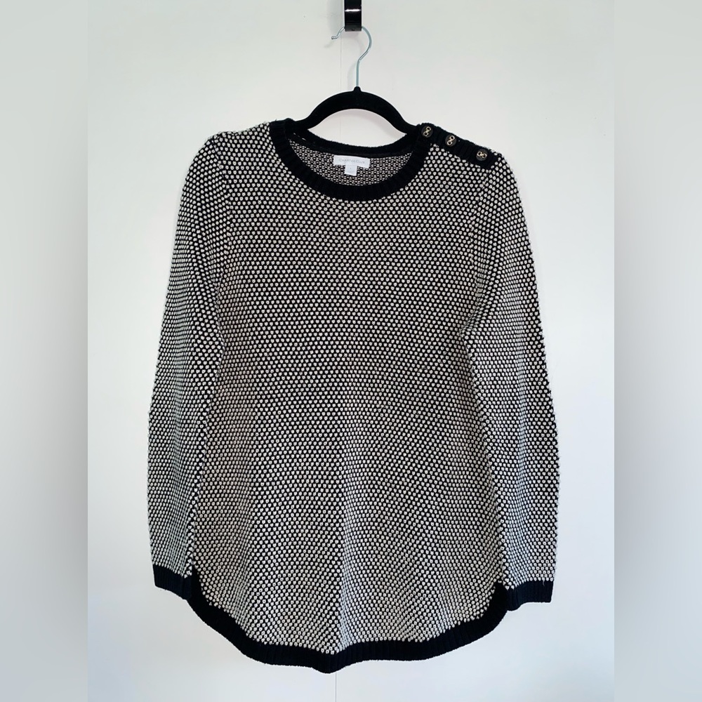 Charter Club Women’s Size Large Knit Sweater with Golden Flakes